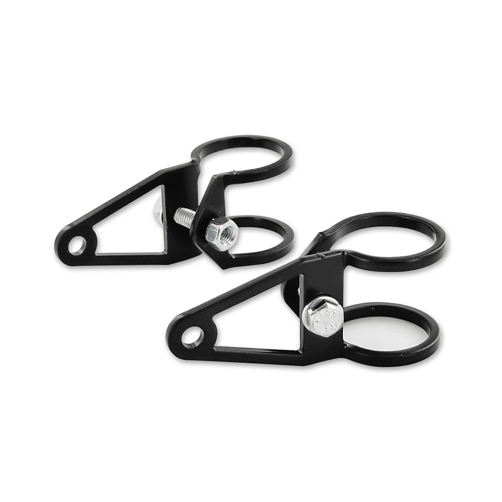 Lampenhalter EBR D=28mm CUSTOM links/rechts kurz schwarz