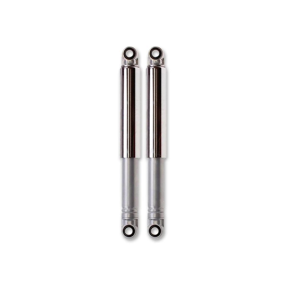 Stossdämpferset Puch/universal 29cm silber-grau/chrom Oldschool