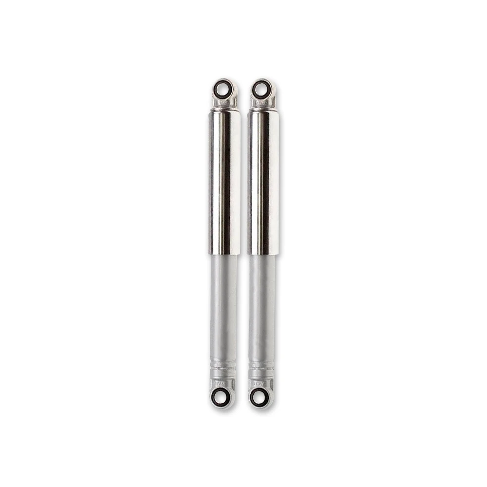 Stossdämpferset Puch/universal 32cm silber-grau/chrom Oldschool