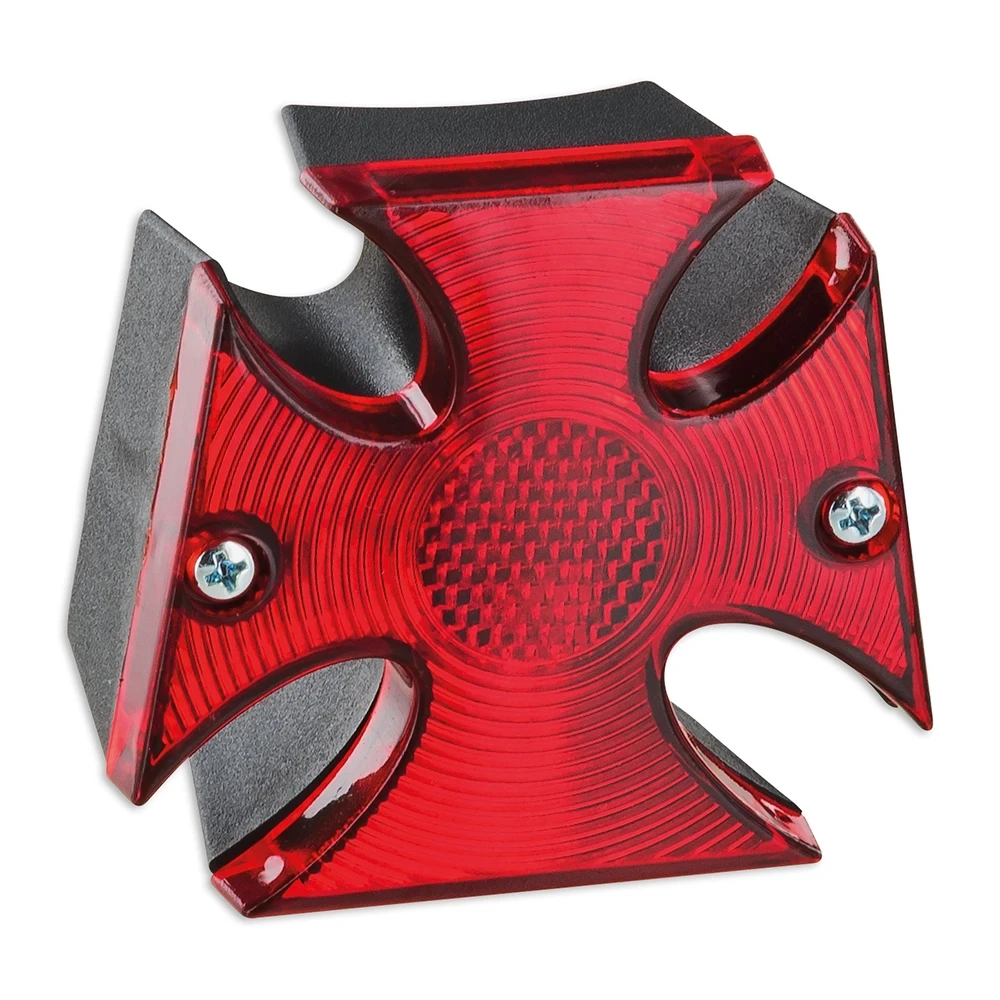 Rücklicht Puch/universal rot/schwarz Iron Cross 12V 18/5W