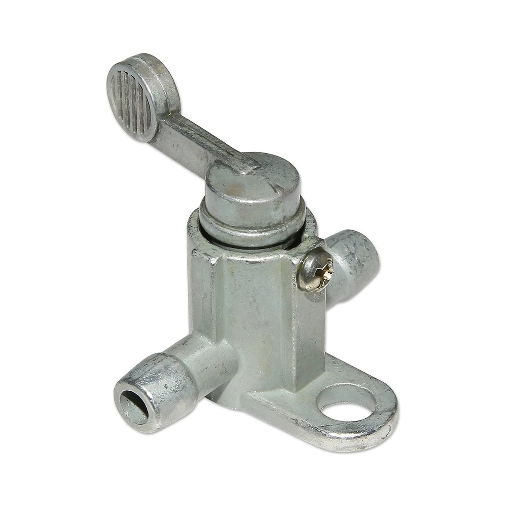 Benzinhahn universal Ø 8mm Alugehäuse