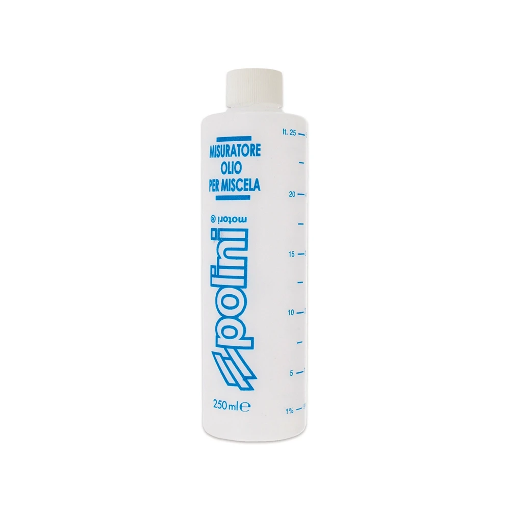 Messbecher Polini 250ml für 2-Takt-Oel, Flüssigkeiten mit Deckel