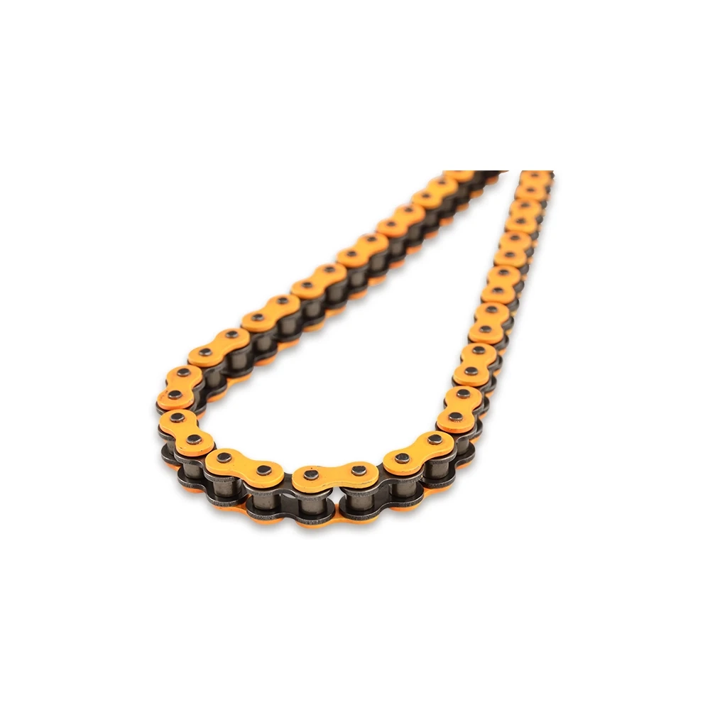 Kette 420 YBN 420 134L, verstärkt, ohne O-Ring, orange NML