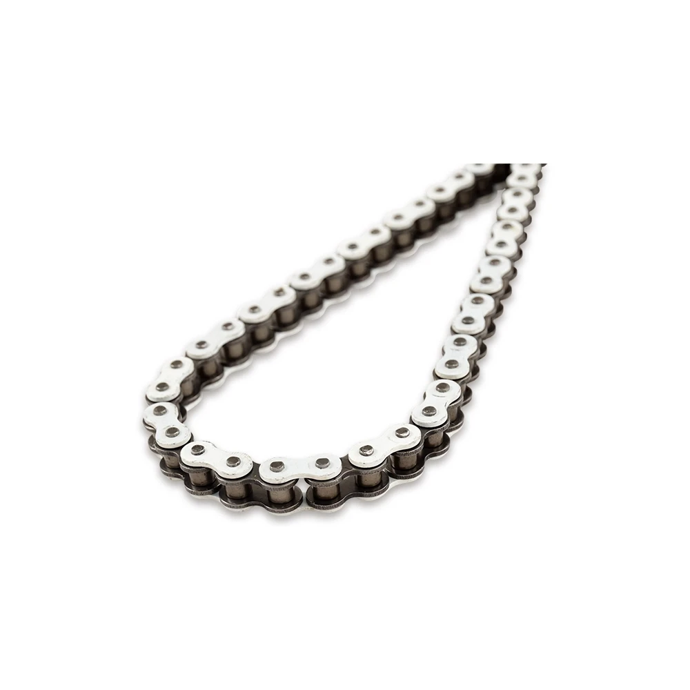 Kette 420 YBN 420 134L, verstärkt, ohne O-Ring, weiss