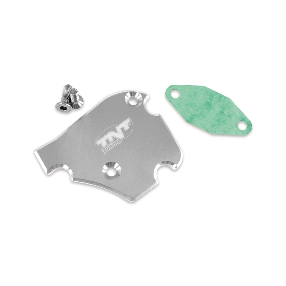 Abdeckung Oelpumpe Alu Derbi Senda 125 silber