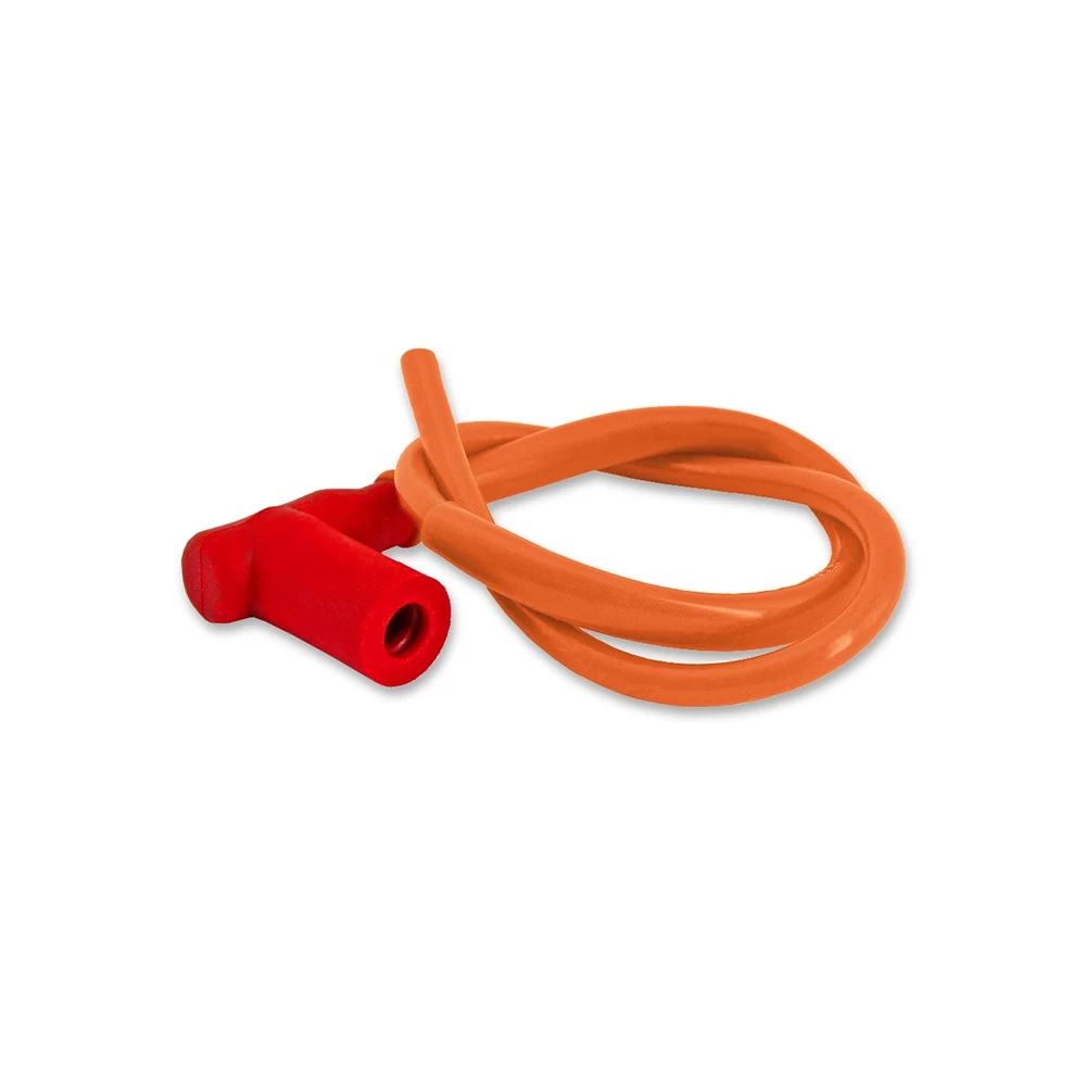 Zündkabel mit Kerzenstecker (TB05EM CR4) rot/orange
