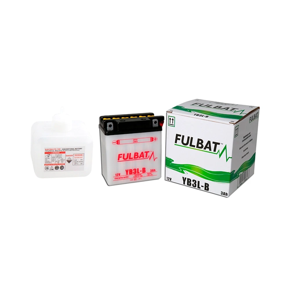 Batterie YB3L-B FULBAT offen mit Säurepaket FB3L-B