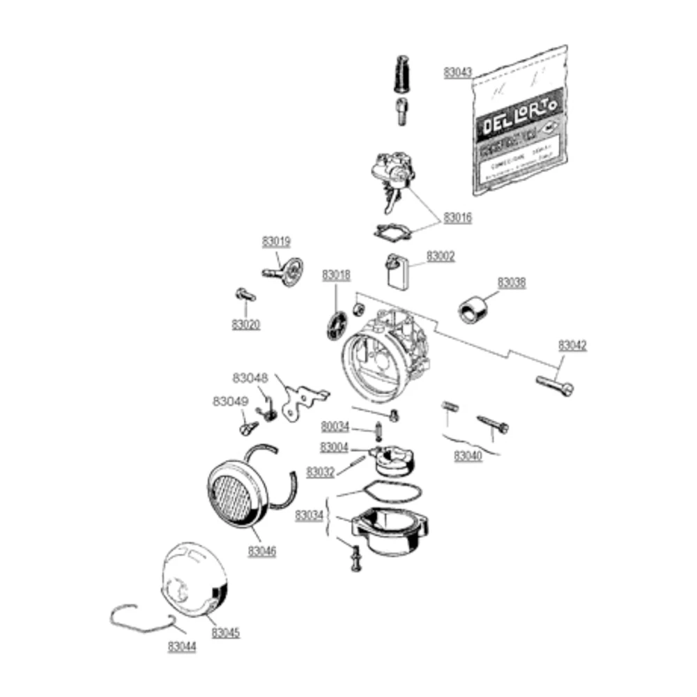 Büchse Vergaser Dellorto SHA 14/14-16/16 Innen 19mm Puch