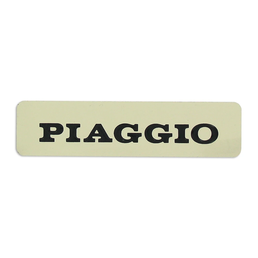 Tankbeschriftung PIAGGIO Aluminium selbstklebend (1 Stück)