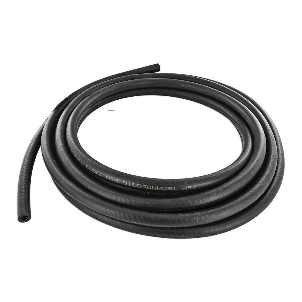 Benzinschlauch 6x12mm schwarz mit Gewebeeinlage (5m)