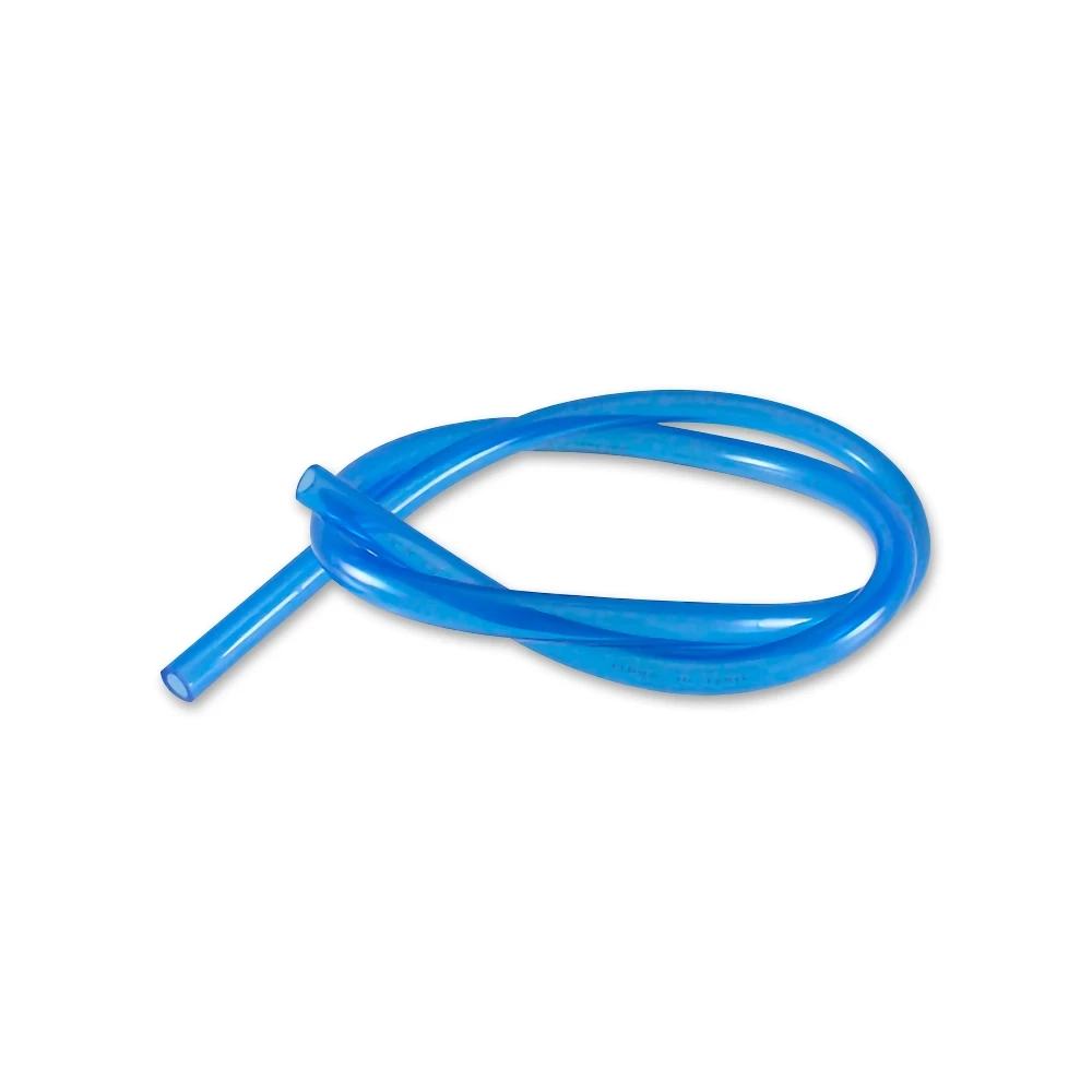 Benzinschlauch / Oelschlauch 4x7mm Polyurethan blau transparent (1m)