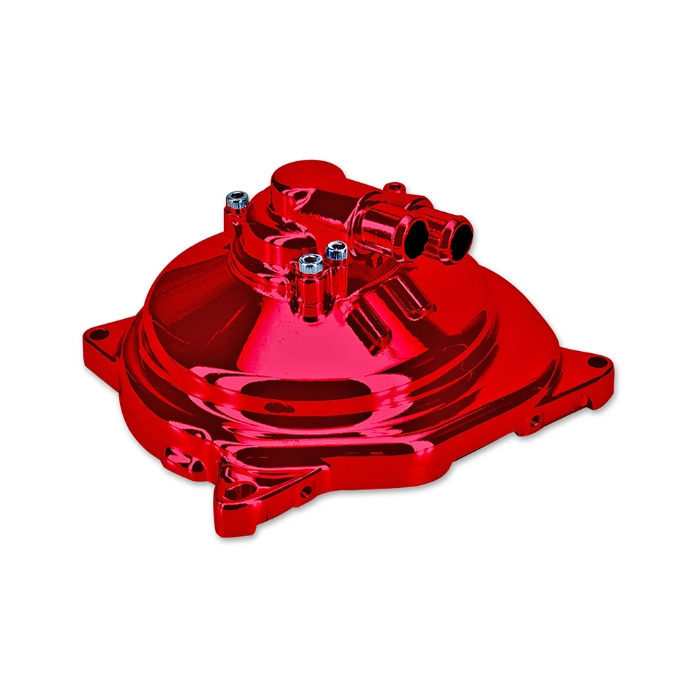 Wasserpumpendeckel Alu Nitro rot eloxiert