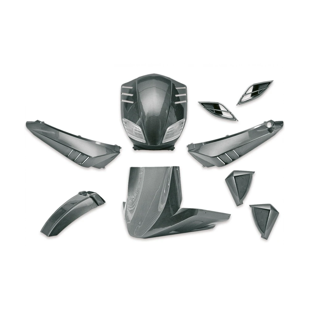 Verschalung MBK Stunt/Yamaha Slider 9-teilig carbon NETTOPREIS