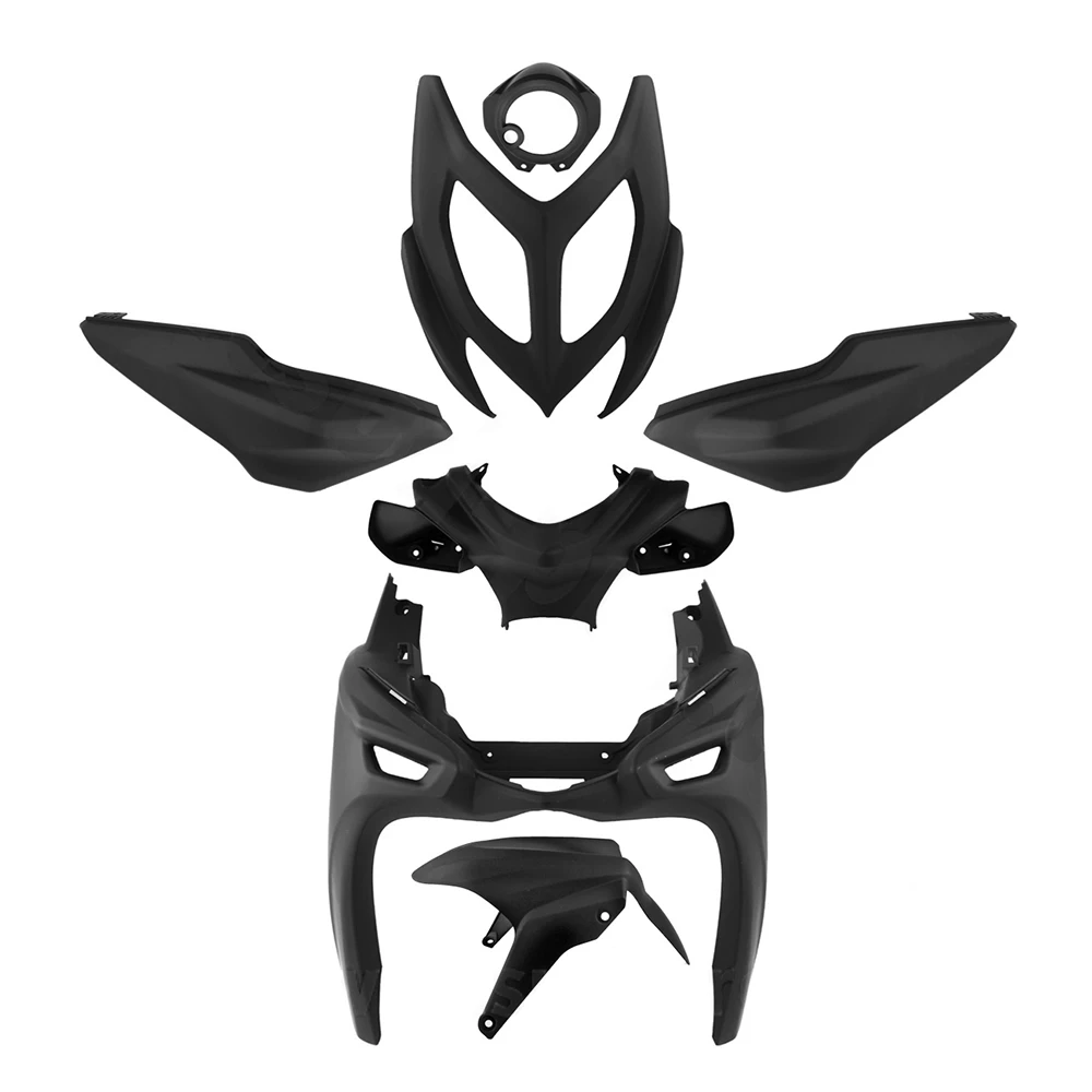 Verschalung 7-Teilig Aerox NS 50 komplet schwarz matt 2013->