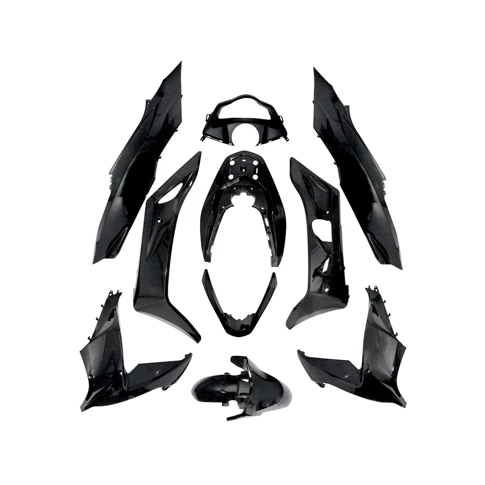 Verkleidungskit 10-teilig Honda PCX 125 2014-2016 schwarz glanz