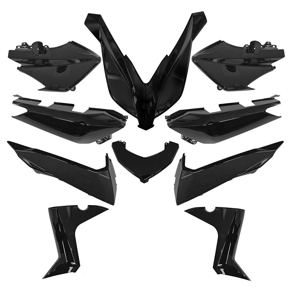 Verkleidungskit 10-teilig Yamaha X-Max 125 14-17, 250, 400 14-21 schwarz glanz