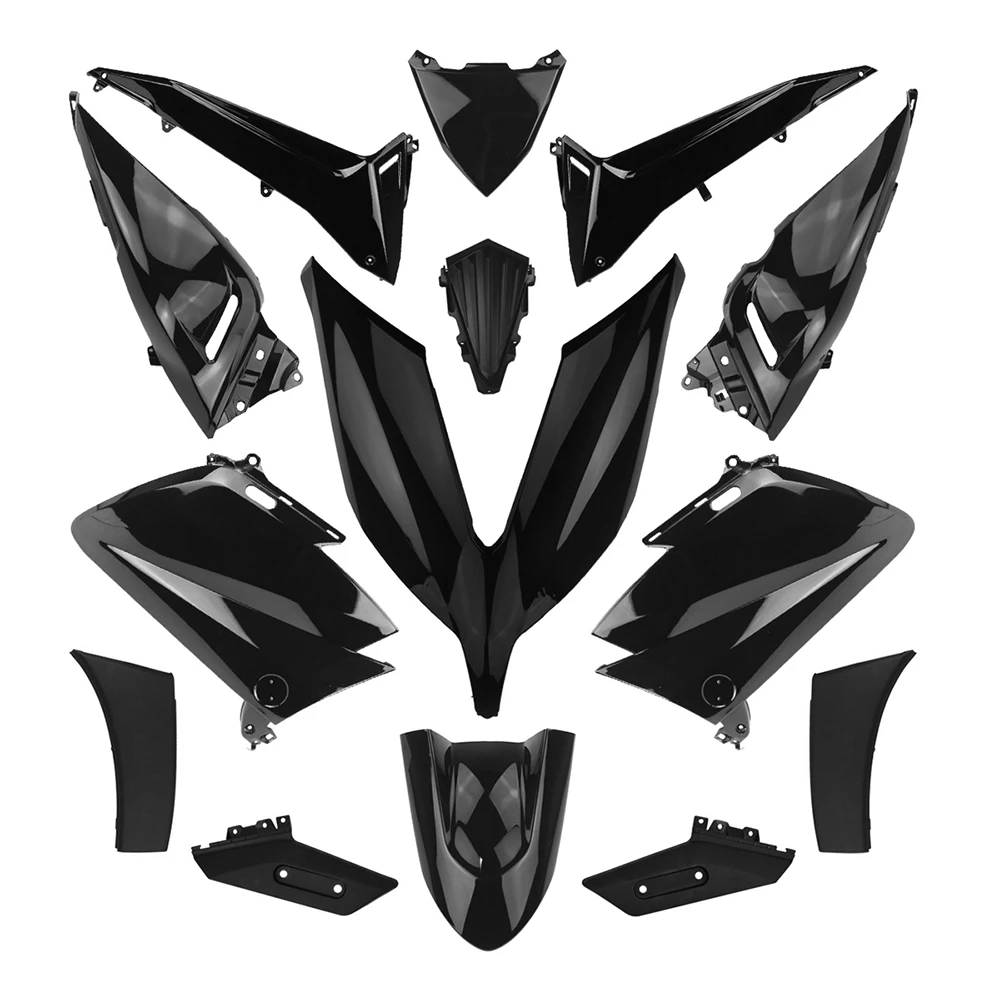 Verkleidungskit 14-teilig Yamaha T-Max 530 2015-2016 schwarz glanz