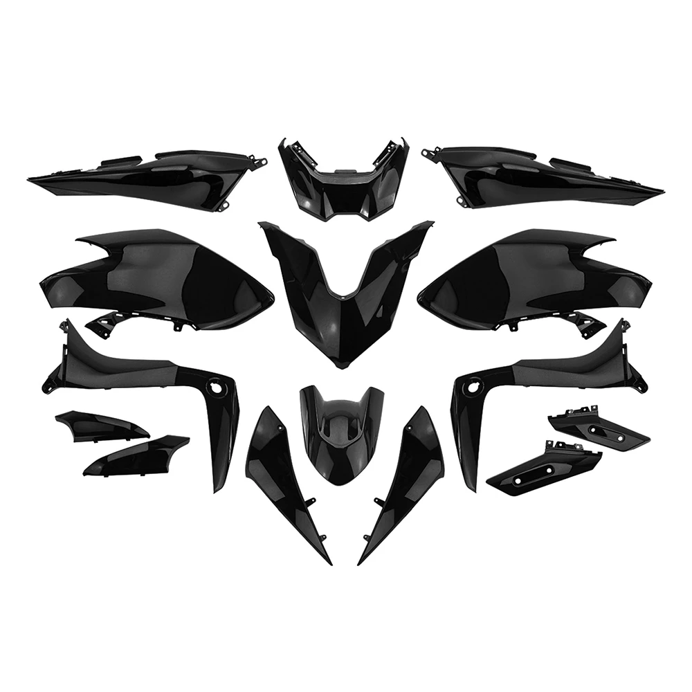 Verkleidungskit 15-teilig Yamaha T-Max 530 2017-2019 schwarz glanz