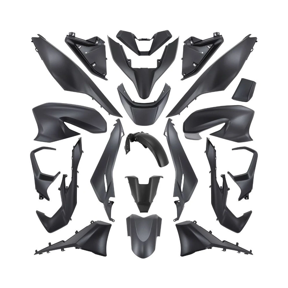 Verkleidungskit 21-teilig Honda Forza 125 17-20, Forza 300 18->, dunkelgrau