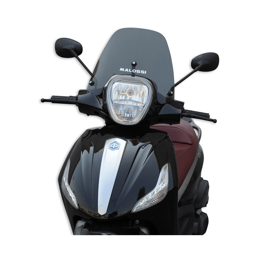 Windschutzscheibe Malossi dunkel getönt Piaggio Beverly 300/350