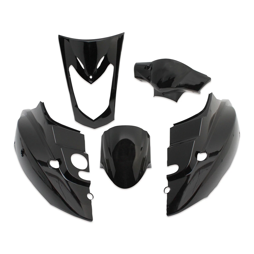 Verkleidungskit 5-teilig Kymco Agility 50 4t (R12) 07-08 schwarz