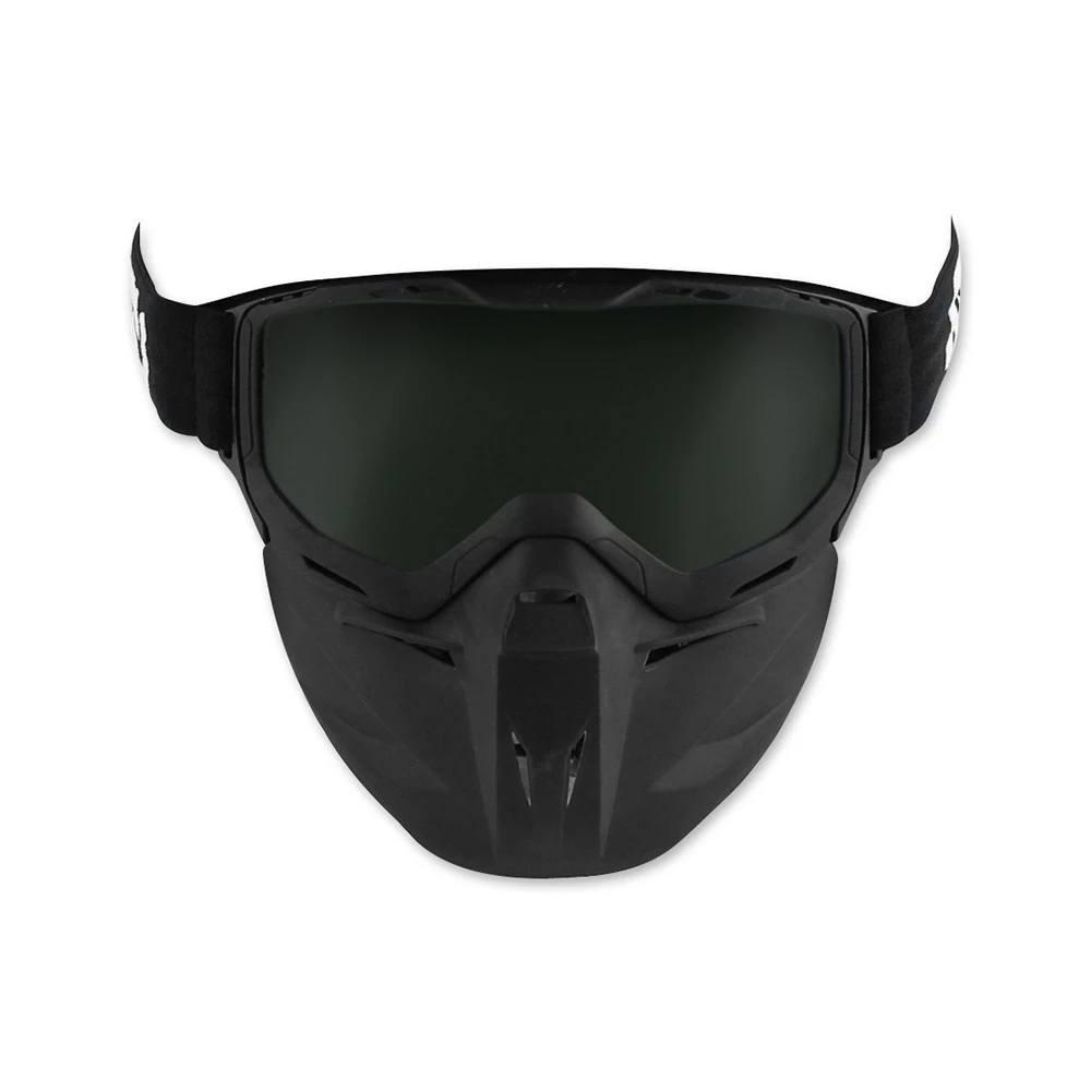 Crossbrille/Facemask NOEND schwarz matt, Visier leicht getönt
