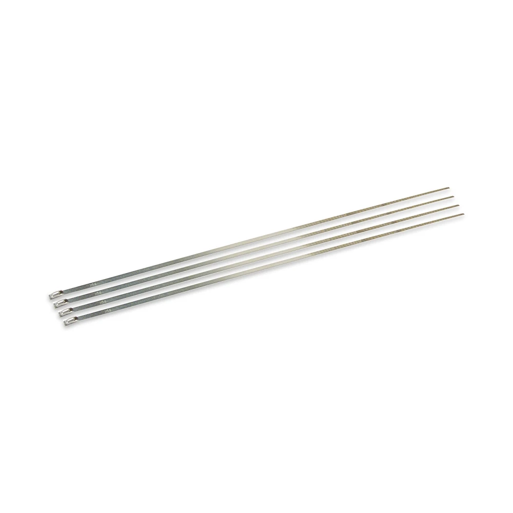 Endband Edelstahl zu Auspuffband DEi, 35cm (4 Stück)