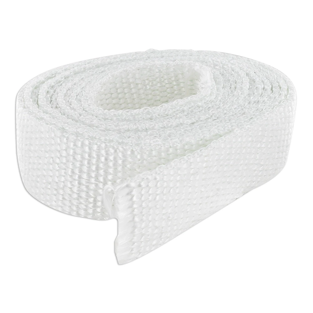 Auspuffband 50x3mm, 5m lang, weiss
