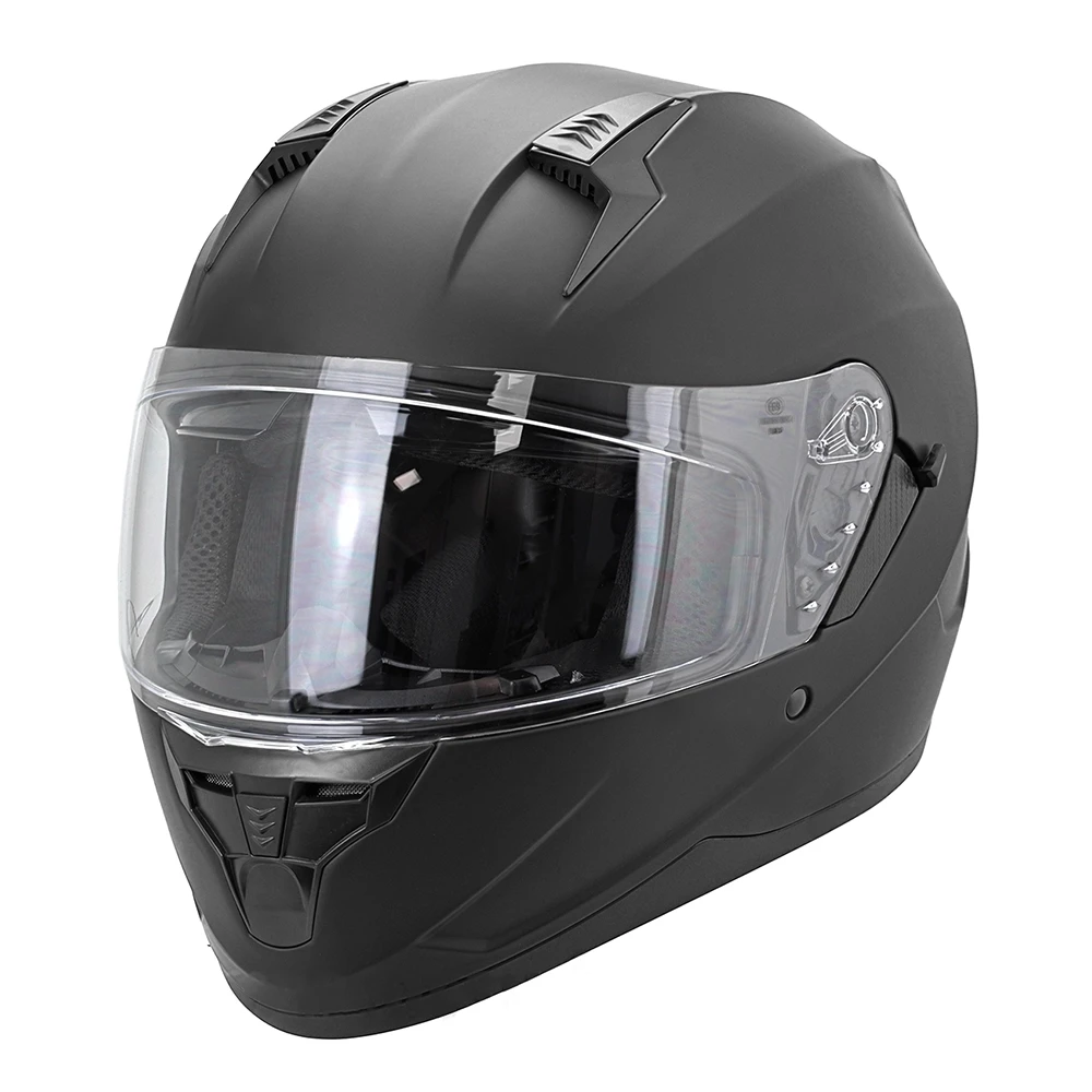 Helm Integral Noend Pure SC-33 schwarz mat mit Sonnen-Innenvisier XXL