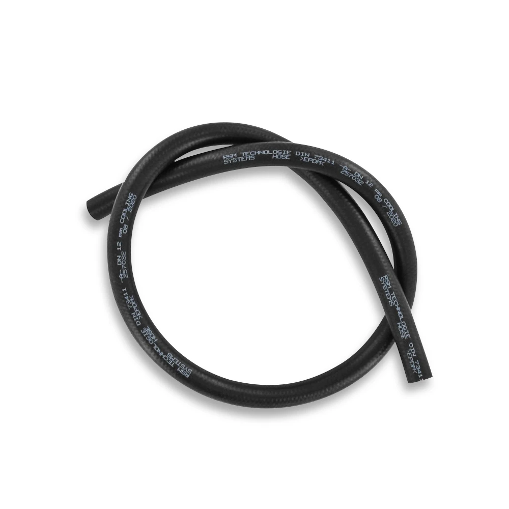 Kühlwasserschlauch Ø 14x24mm, 1m MBK Nitro/Yamaha Aerox/universal schwarz