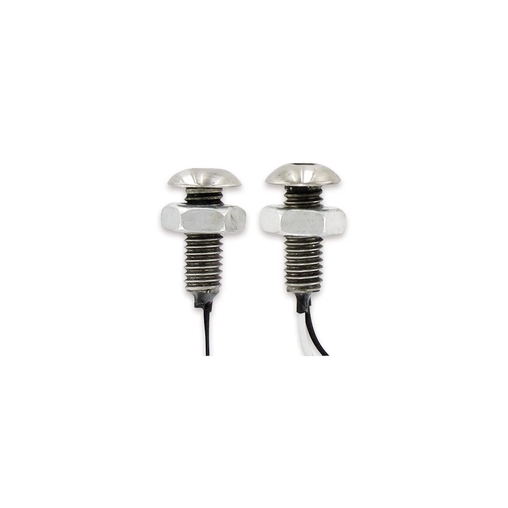 Kennzeichenbeleuchtung LED 2x M8 Schrauben chrom