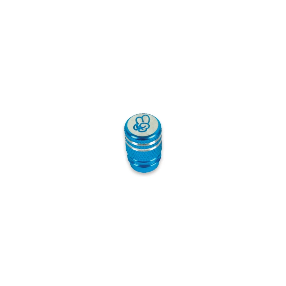 Ventildeckel Vicma alu blau (2 Stück)