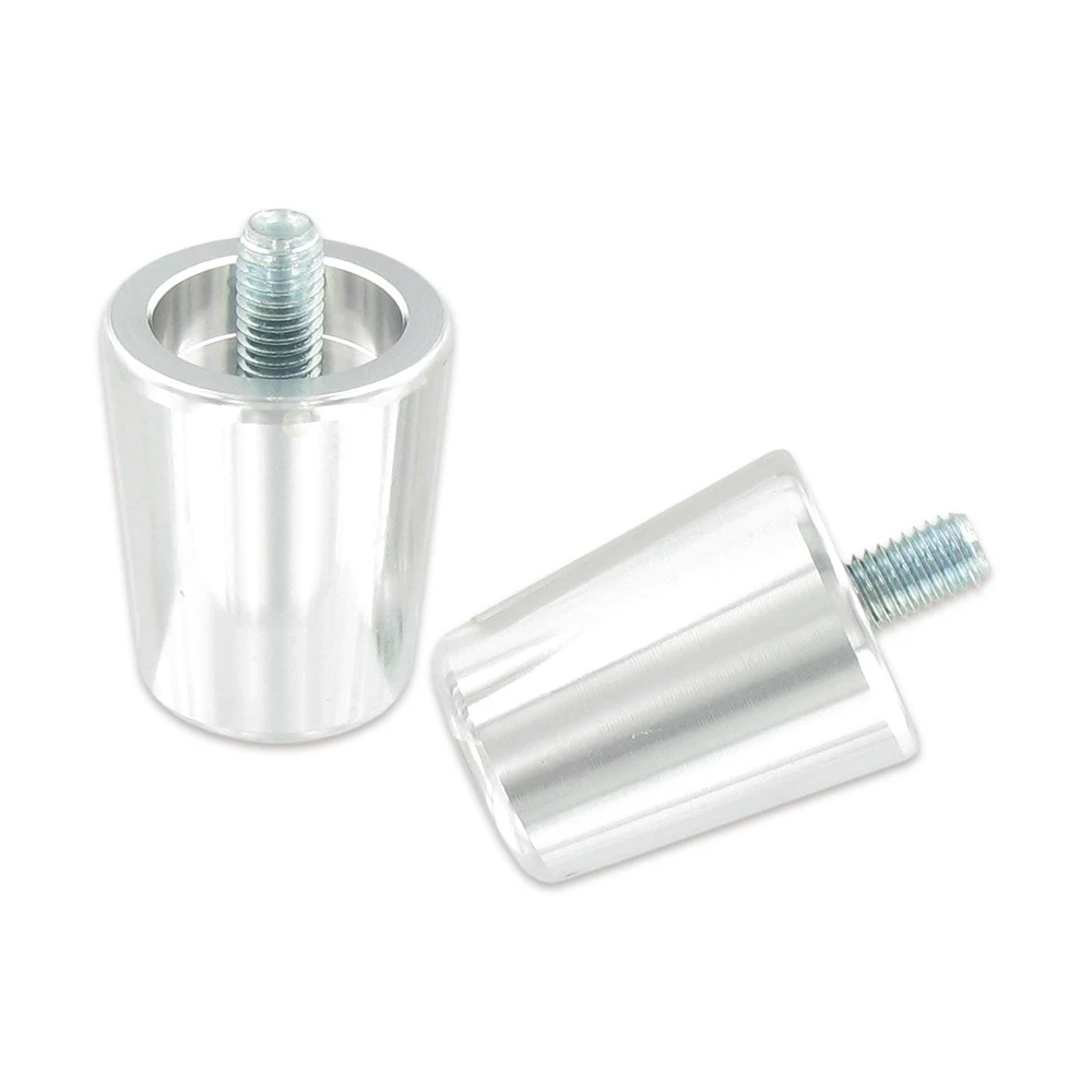 Lenkerendzapfen chrom mit M8 Schraube (Paar)
