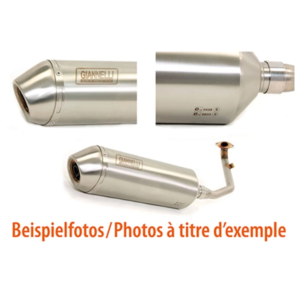 Auspuff Giannnelli G-4 Piaggio Vespa GTS 250 05 ->/300 09 ->