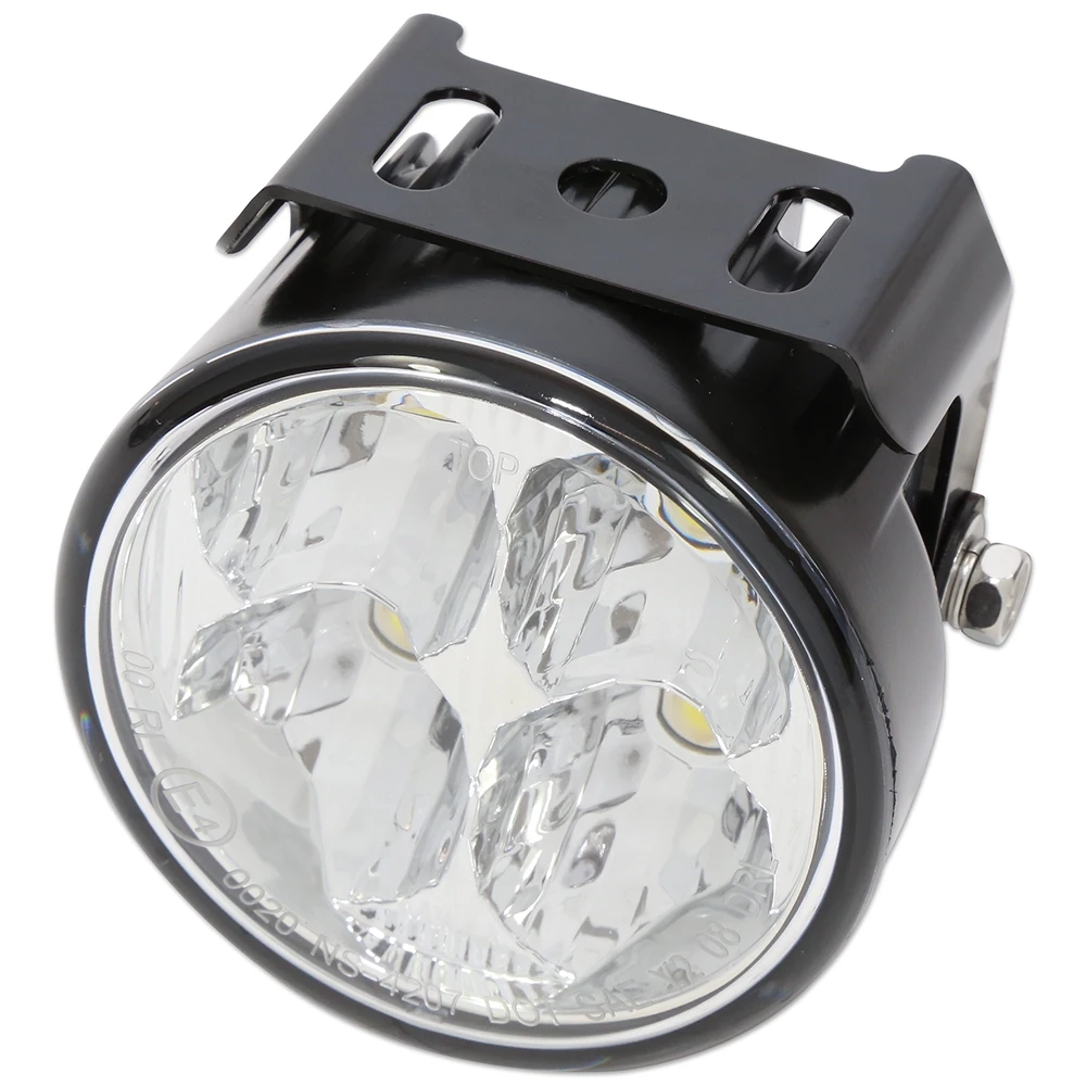 Tagfahrlicht LED HIGHSIDER Ø 71.5mm schwarz E-Hom