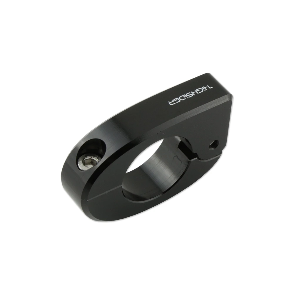 Lenkerschelle HIGHSIDER CNC Alu, schwarz für Lenker Ø22mm