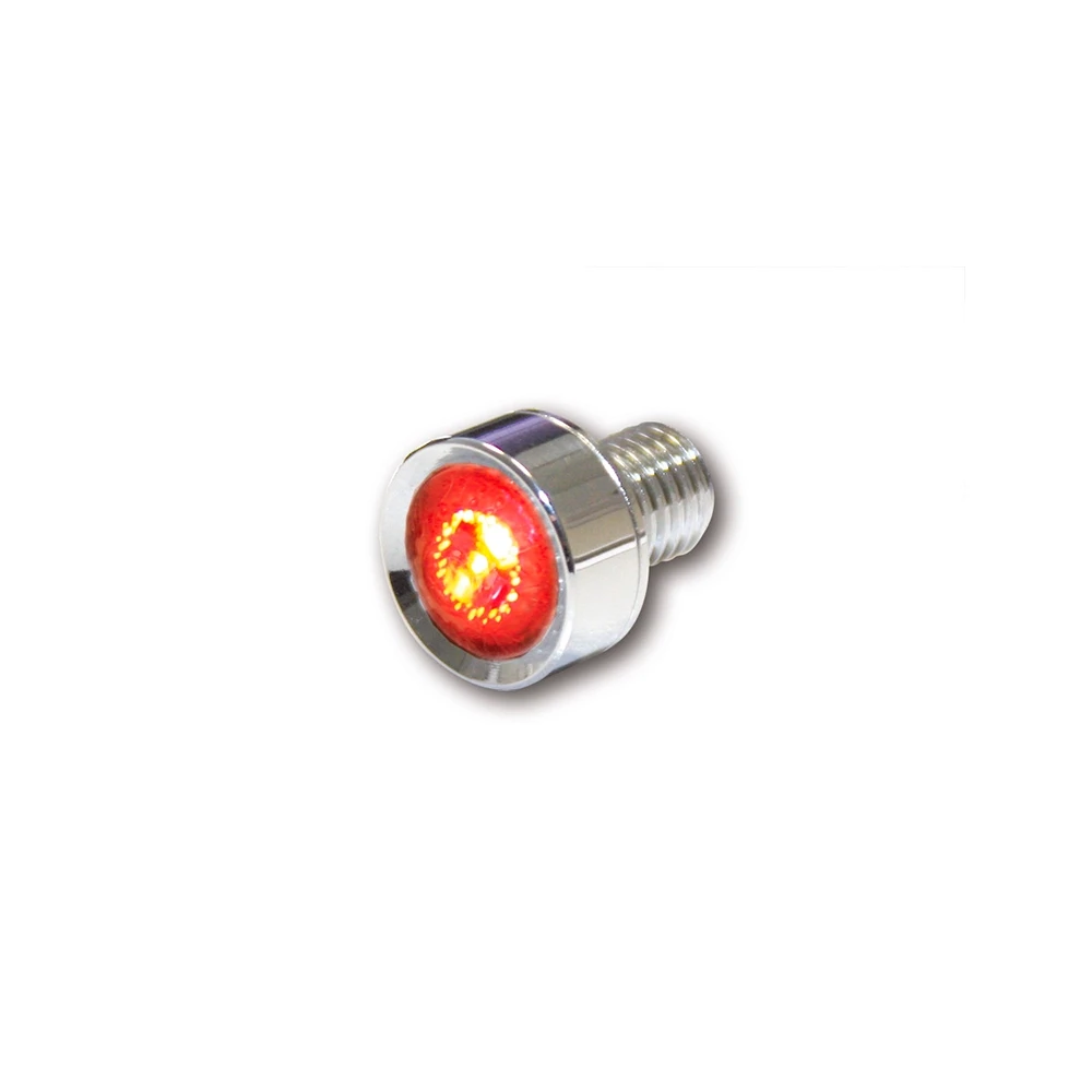 Rücklicht LED HIGHSIDER MONO chrom/transparent E-Hom