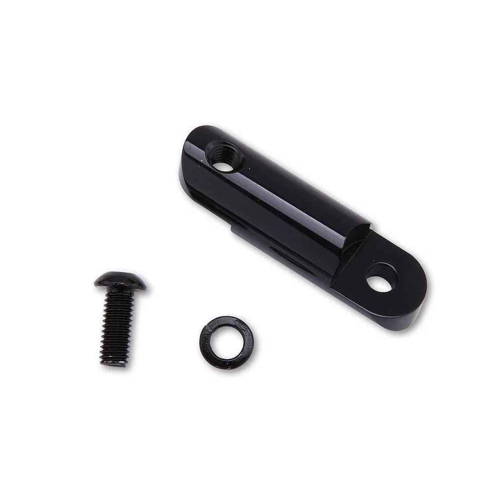 Spiegelverlängerung HIGHSIDER 37mm für Spiegelarm Ø 16mm schwarz glänzend