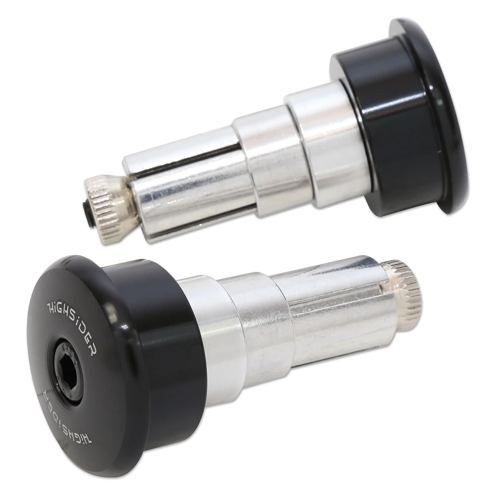 Lenkergewichte HIGHSIDER CURVE für Ø12-22mm schwarz