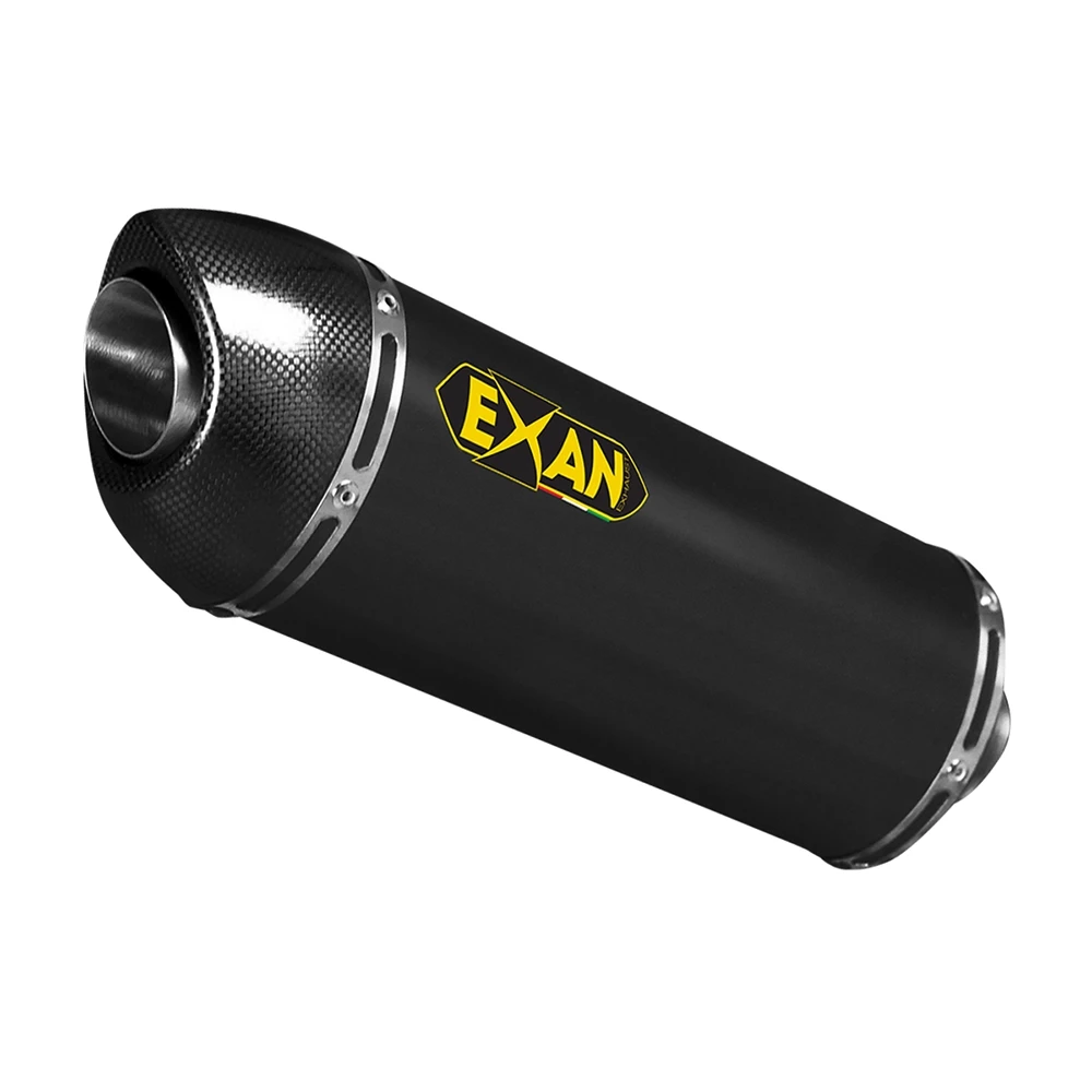 Auspuff EXAN Oval Carbon Cap in inox-schwarz zu BMW (CH-Hom)