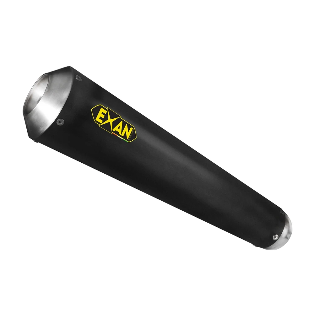 Auspuff EXAN Conic Tipo 2 in inox-schwarz zu Ducati (CH-Hom)