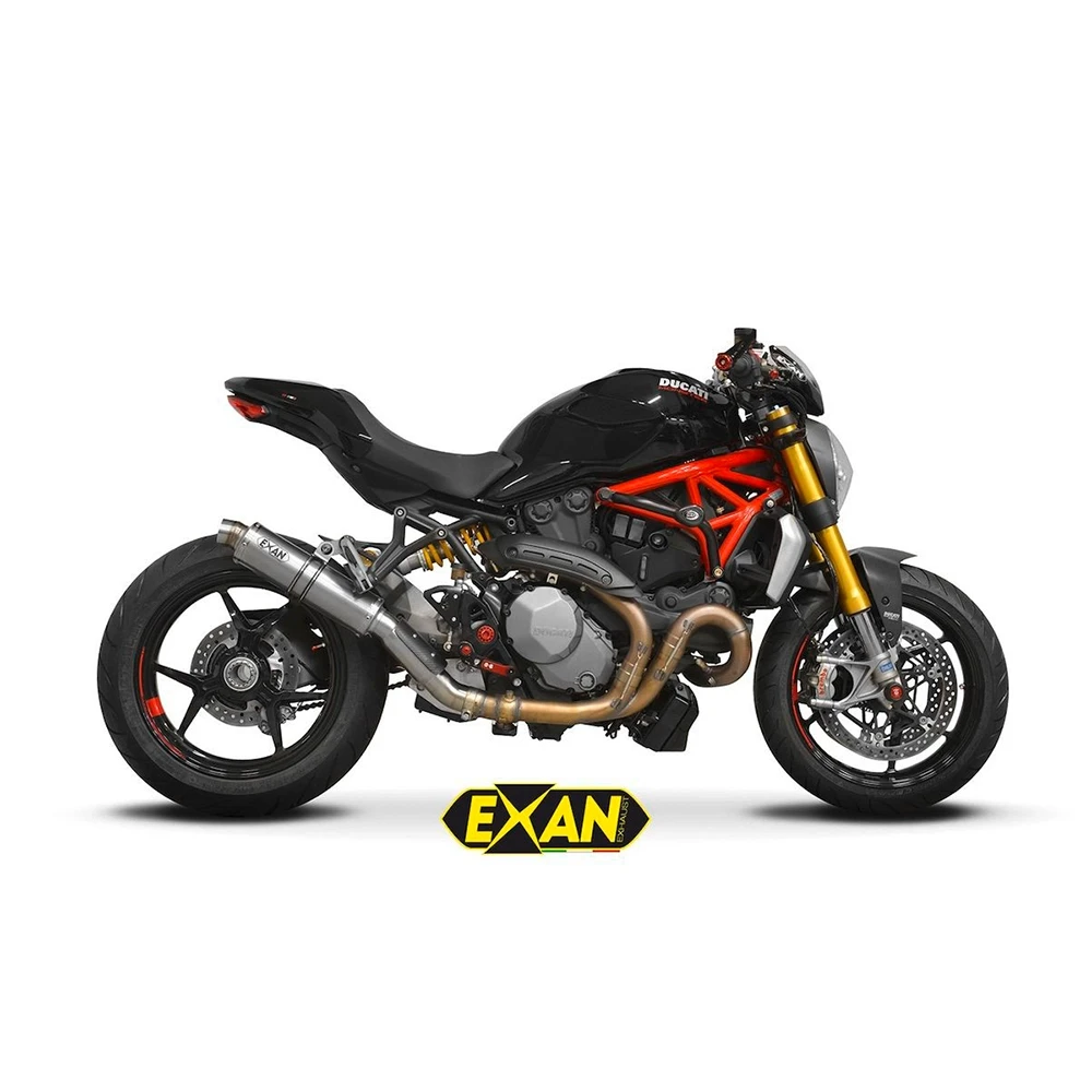 Auspuff EXAN X-GP in inox zu Ducati (CH-Hom)
