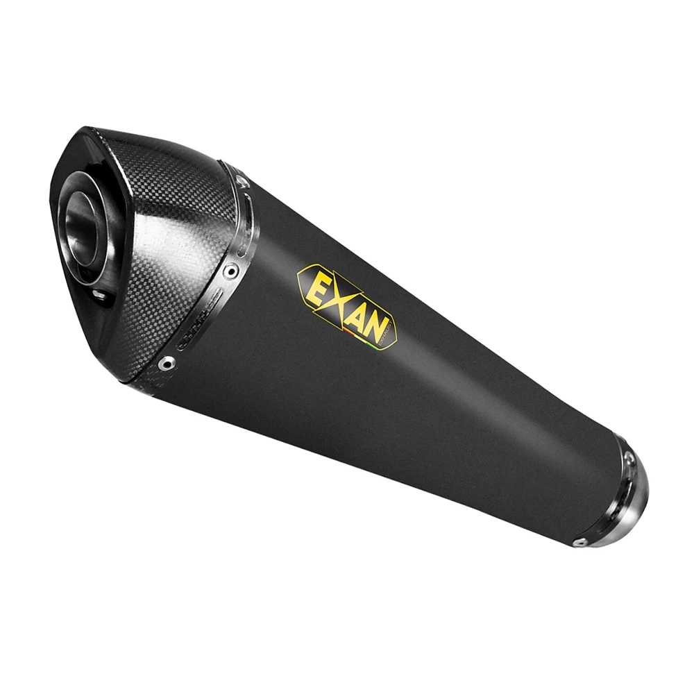 Auspuffanlage EXAN X-Black Conic in inox-schwarz zu Ducati (CH-Hom)