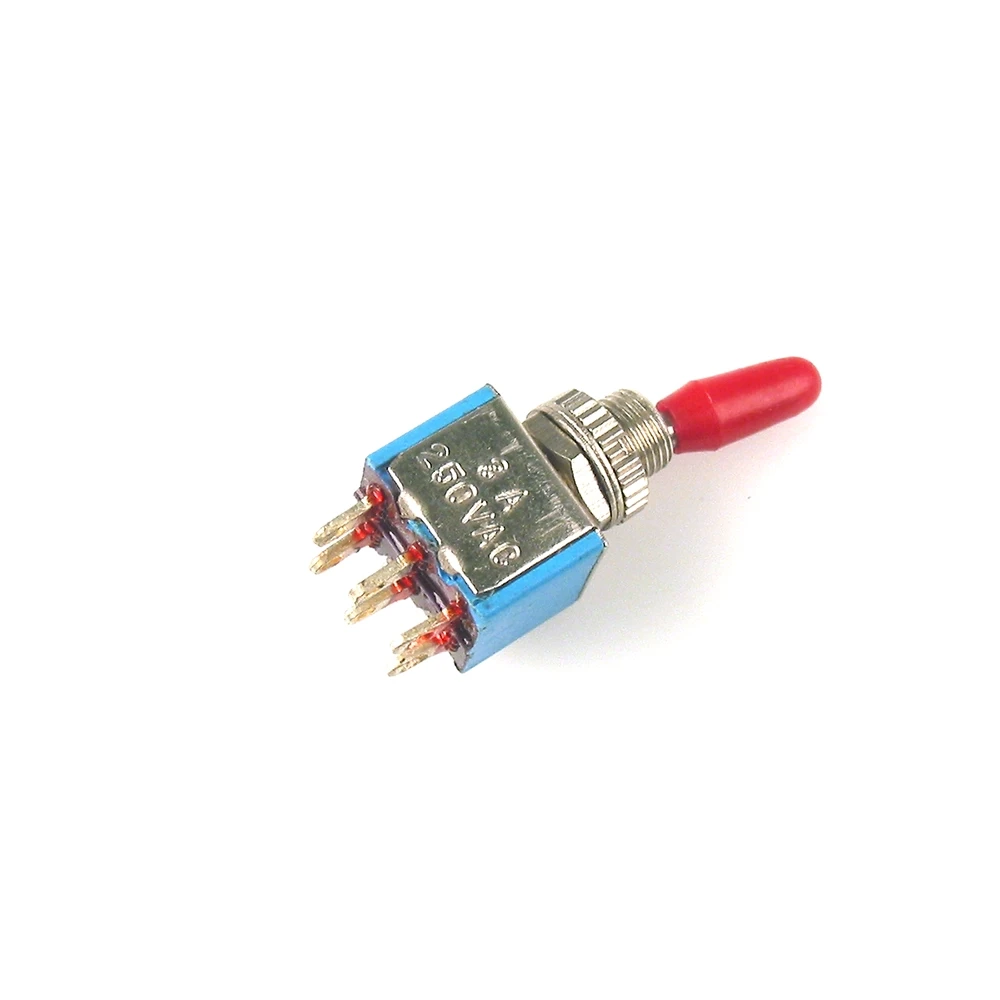 Kippschalter UNIVERSAL 2Pol für EINBAU (12 x 11 x 9.5mm) 3A/250 V/AC