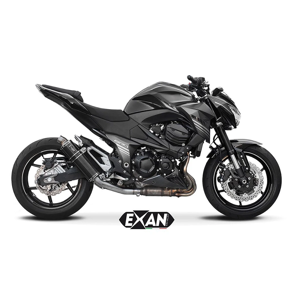 Auspuff EXAN X-GP in carbon zu Kawasaki (CH-Hom)