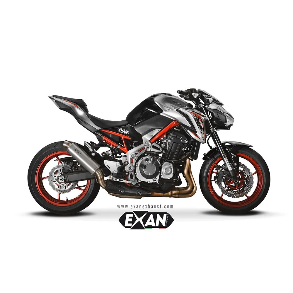Auspuff EXAN X-GP in inox zu Kawasaki (CH-Hom)