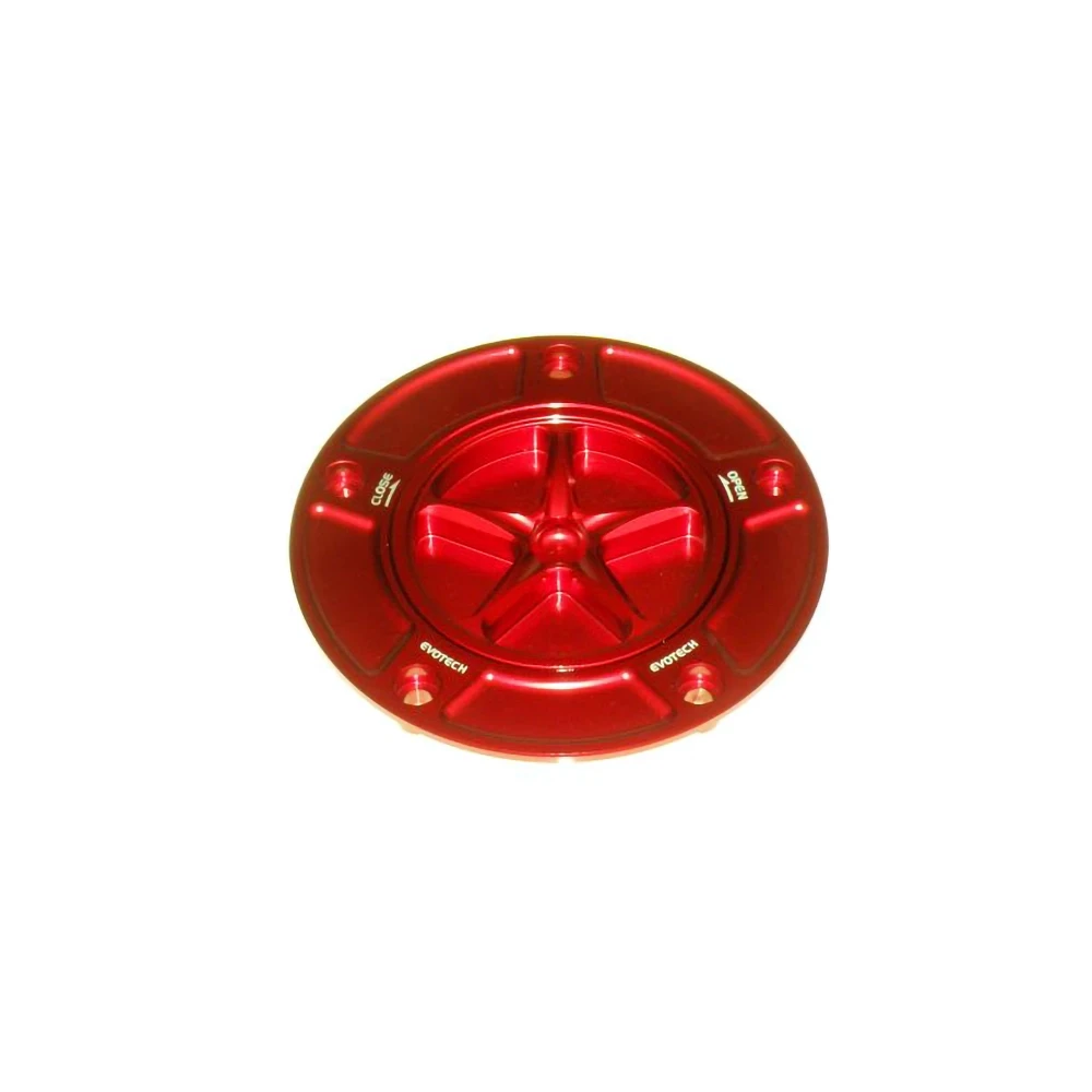 Tankdeckel EVOTECH (2x Umdrehungen) in Rot zu Honda