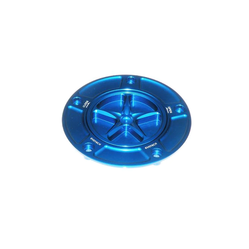 Tankdeckel EVOTECH (2x Umdrehungen) in Blau zu Honda