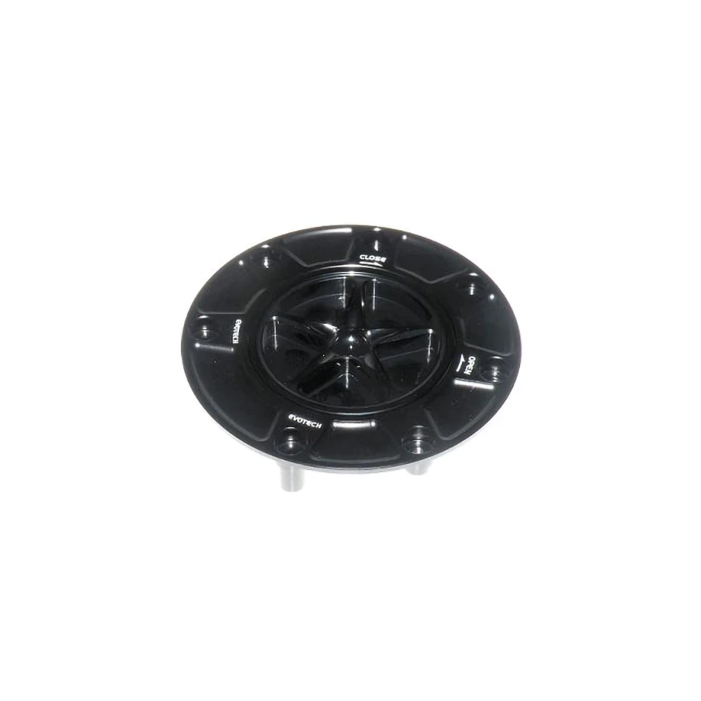 Tankdeckel EVOTECH (2x Umdrehungen) in Schwarz zu Kawasaki