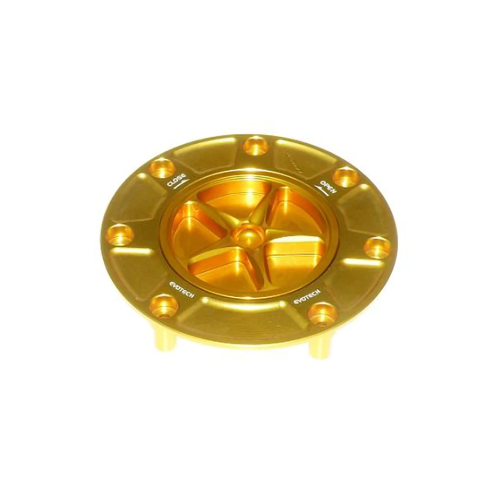 Tankdeckel EVOTECH (2x Umdrehungen) in Gold zu Kawasaki